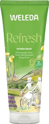 Produktbild von WELEDA REFRESH Cremiges Duschfluid mit Citrus 200 ml