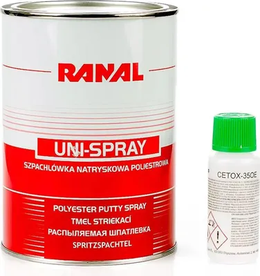 Produktbild von Spritzspachtel 1,2kg + Härterflasche RANAL