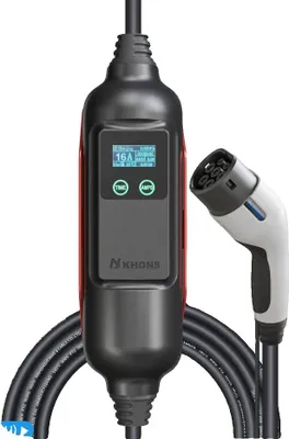 Obrázek produktu pro Nabíječka pro elektromobily, výkon 11 kW, přenosné provedení, adaptéry 11 kW a 16 A, typ 2-a
