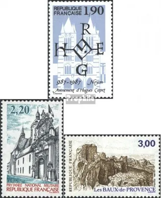 Produktbild von Briefmarken Frankreich 1987 Mi 2614,2615,2616 (kompl.Ausg.) postfrisch Capet