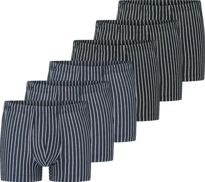 Produktbild von Schiesser 6er Pack 95/5 Essentials Organic Baumwolle Retro Short / Pant Innen liegender Webgummibund, Hochwertig garngefärbt, Angenehm weich und formstabil