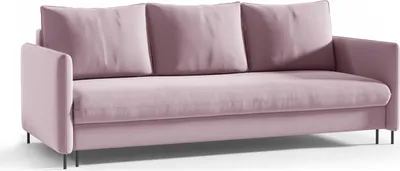 Produktbild von BETTSO Sofa Mit Schlaffunktion und Bettkasten Couch Sofa Federkern Sofagarnitur Polstersofa Wohnlandschaft mit Bettfunktion BELIS Rosa