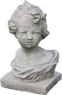 Produktbild von Steinfiguren Horn Büste Melanie aus Steinguss für den Garten, Frostfest, Witterungsbeständig und Neu, 33cm Höhe, SU-2139