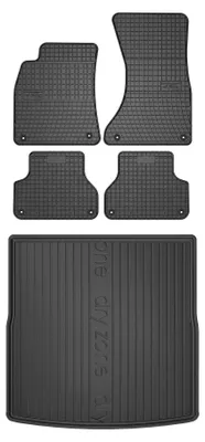 Immagine prodotto di Tappetini gomma SolidPRO + baule DryZone per Audi A4 B9 2015-2023 5 pezzi