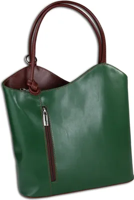 Produktbild von Toscanto Handbags , Rucksack grün, braun Leder OTT106SG