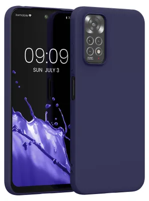 Produktbild von kwmobile Handyhülle für Xiaomi Redmi Note 11 / Note 11S Hülle - TPU Case - Kabelloses Laden - Schutzhülle Cover in Deep Ocean