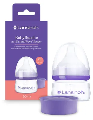 Obrázok produktu pre Detská fľaša Lansinoh a cumlík Naturalwave XS 60 ml, 1 ks