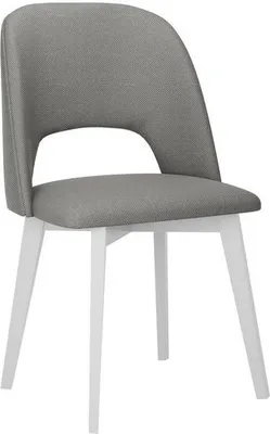 Image de Chaise de salle à manger rembourrée AFTON 7 - blanc / gris