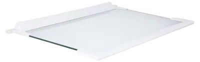 Produktbild von Glasplatte mitte für Kühlteil beko 4312240400 495x297mm mit Leisten für KühlGefrierKombination