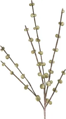 Immagine prodotto di Fiore lungo 106 cm, ornamento verde di 56 cm