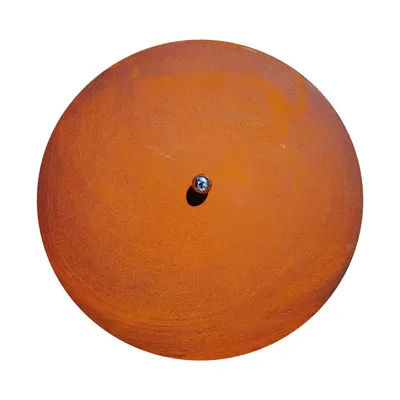Zdjęcie produktu dla Köhko Design Pokrywka z uchwytem w kształcie kuli w kolorze patyny rdzy do wszystkich mis ogniskowych Ø 80,5 cm