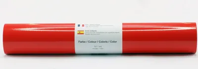 Produktbild von Kreativplotter Vinylfolie glänzend ROT 30,5x300 cm