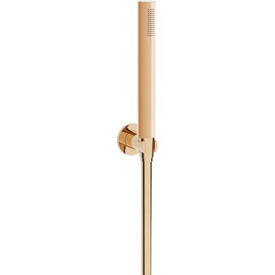 Produktbild von Mexen R-70 Kopfbrausegarnitur mit Regenbrause und Thermostatmischer, Rosa Gold - 785705051-60
