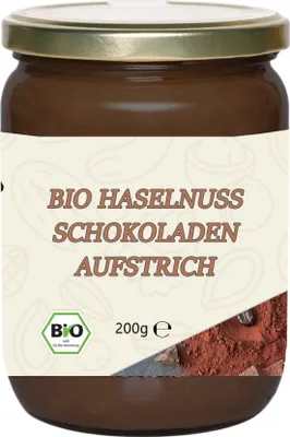 Produktbild von Mynatura Haselnuss Schokoladen Aufstrich 200g Glas