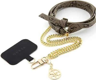 Produktbild von Guess CBDY 4G Chain - Universal phone strap (brown)