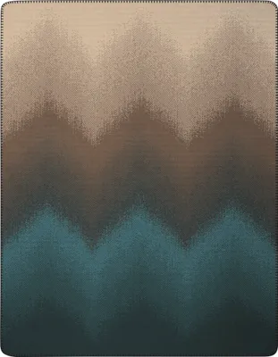 Produktbild von Biederlack Wohndecke mit Zierstich Farbe Blue Fade Größe 150 x 200