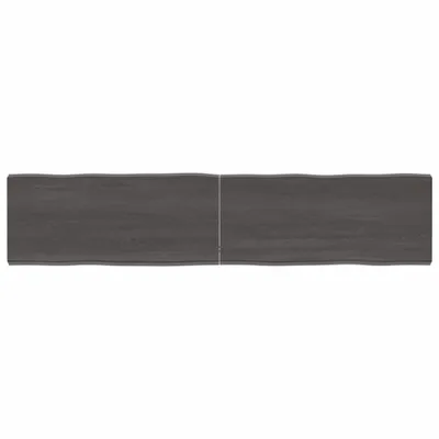 Produktbild von Tischplatte 180x40x(2-6) cm Massivholz Behandelt Baumkante