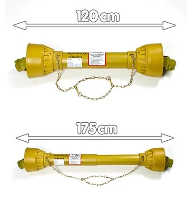 Gelenkwelle Zapfwelle Antriebswelle Länge 120-175 cm 1 3/8'' 6 Zähne, 4031765679930, 67993 getriebewelle welle traktor schlepper gerät ackergerät