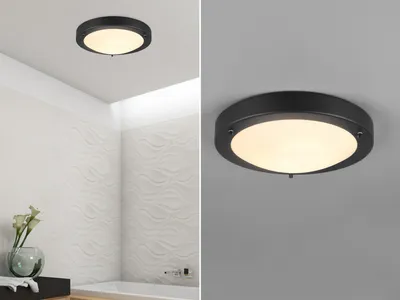 Immagine prodotto di Lampada da soffitto a LED Trio Condus Ø 31,5 cm, nero opaco