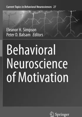 Obrázek produktu pro Behavioral Neuroscience of Motivation