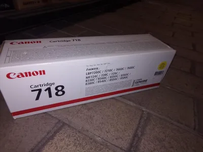Produktbild von Canon Toner Cartridge 718 Y - gelb - Standard 2659B002