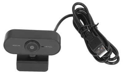 Obrázek produktu pro Webová kamera HD 1080p, potlačení šumu, automatické zaostřování, snadná instalace, široká kompatibilita, webová kamera pro počítač