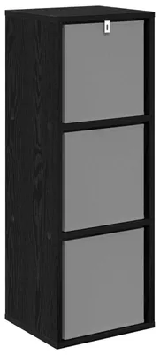 Produktbild von Sideboard Schwarz Eichen-Optik 30,5 x 27 x 84,5 cm