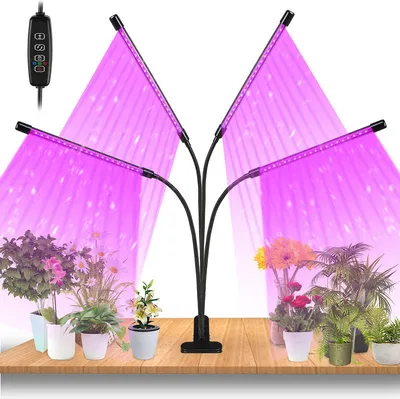Zdjęcie produktu dla Clanmacy, lampa LED do uprawy roślin, 40W, pełne spektrum, lampa do wzrostu roślin, lampa do uprawy roślin doniczkowych