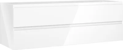 Zdjęcie produktu dla Mexen Orio szafka łazienkowa podumywalkowa 140 cm, 2 szuflady, biała połysk - 91A10-14047-2-BFF00
