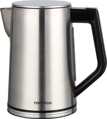 Produktbild von TORNADO TKES-4173-GS, 1,7 l, 2200 W, Silber, Edelstahl, Regelbare Temperatur, Wasserstandsanzeige