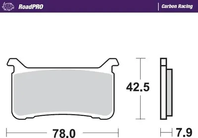 Immagine prodotto di Pastiglie freno Moto-Master Carbon Road 413106
