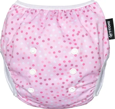 Immagine prodotto di T-TOMI Pannolino con volant, a pois rosa