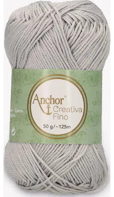 Obrázek produktu pro Anchor Creativa Fino – 100% bavlněná příze pro háčkování a pletení (barva 00434)