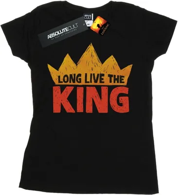 Produktbild von Disney - "The Lion King Long Live The King" T-Shirt für Damen BI25114 (S) (Schwarz)