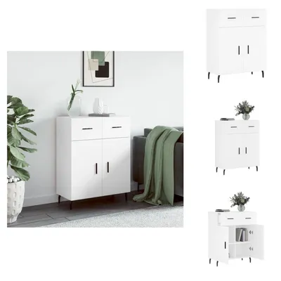 Immagine prodotto di vidaXL Credenza bianca 69,5x34x90 cm Materiale a base di legno - Credenze