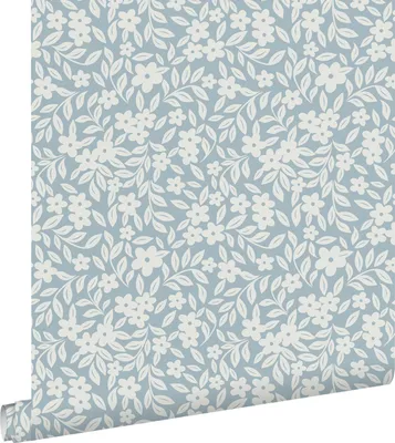 Produktbild von ESTAhome Tapete Blumen Blau 50 x 900 cm