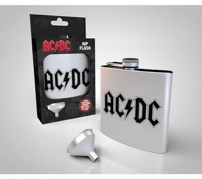 Produktbild von GYE AC/DC Flachmann Logo GYE-HF0010