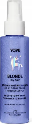 Produktbild von Yope Blonde My Hair Glanzspray mit Amethyst für strahlendes Haar, 100 ml