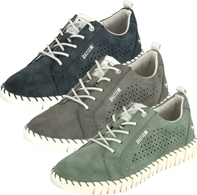 Produktbild von Mustang Damen Halbschuhe Sneaker Schnürhalbschuh 1379-303, Größe:37 EU, Farbe:Blau