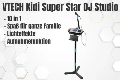 Produktbild von VTECH Kidi Super Star DJ Studio black Musikspielzeug
