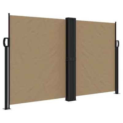 Image de Store latéral extensible Taupe 140x1200 cm