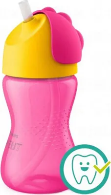 Produktbild von Philips AVENT SCF798/02 Strohhalmbecher, Trinkflasche, 1 Monat( e), Pink, Gelb, Indonesien, 300 ml, 1 Stück(e)