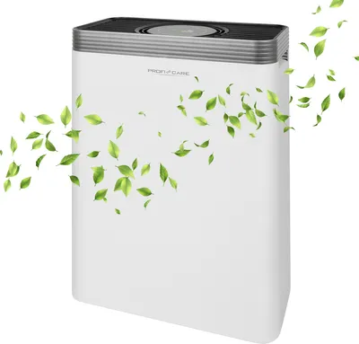 Produktbild von ProfiCare Luftreiniger leise, Air Purifier, Luftreiniger Allergiker gegen Staub, Pollen, Nikotin uvm., Raumluftreiniger für Räume bis zu 60m², 4-fach Filtersystem, Sensor Touch-Bedienung, PC-LR 3076