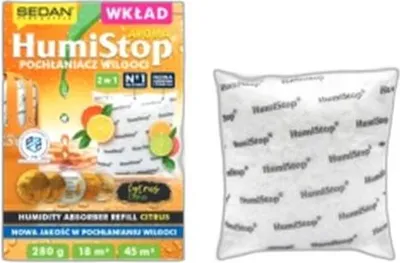 Obrázok produktu pre Náhradná náplň do zvlhčovača vzduchu Humistop až do 18 m² s vôňou citrusov