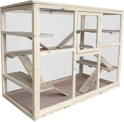 Produktbild von Kleintierkäfig KRÜMEL XXL Nagerkäfig Käfig Gehege Mäuse Hamster Meerschweinchen