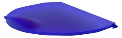 Immagine prodotto di Coperchio Exacompta per cestino Tri Bin EcoBlack - Blu - 40003D