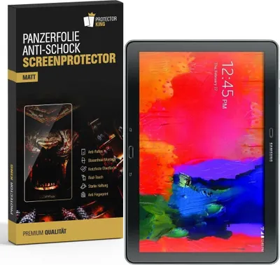Produktbild von 2x Panzerfolie für Samsung Galaxy Note Pro 12.2 ANTI-SCHOCK Displayschutz MATT