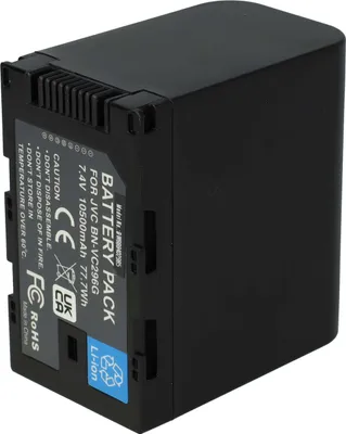 Produktbild von vhbw Akku Ersatz für JVC BN-VC298G, BN-VC296G, BN-VC264G für Videokamera Camcorder (10500 mAh, 7,4 V, Li-Ion)