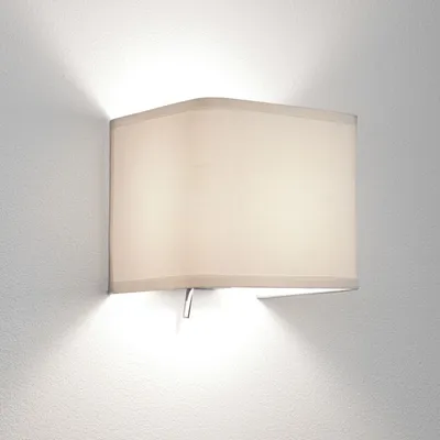 Immagine prodotto di Lampada da parete Ashino paralume bianco lampada da parete design