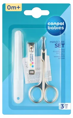 Obrázek produktu pro Canpol babies 9dílná sada na manikúru pro děti s nůžkami a pilníkem